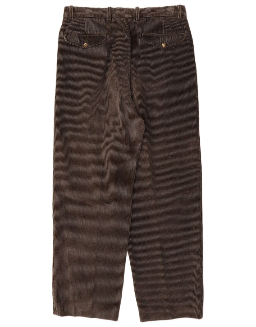 BELFE Pantalones de pana con ajuste holgado para hombre IT46 Small W30 L28 Gris