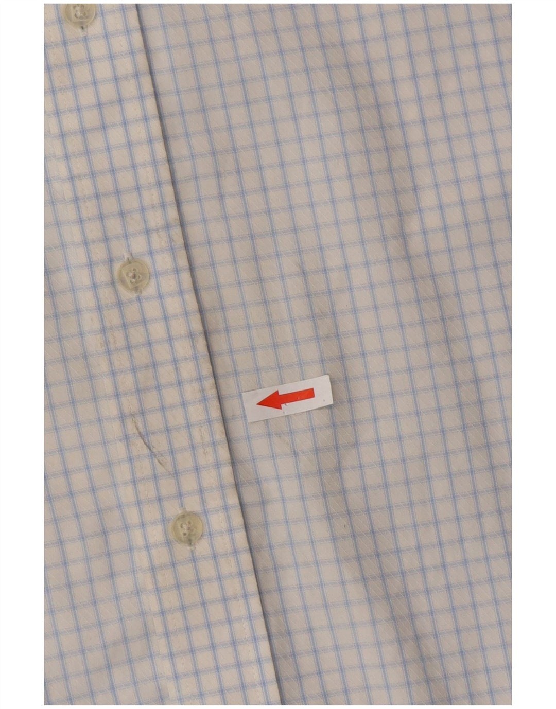 Pierre Cardin Camisa para hombre Talla 41 16 Algodón a cuadros azul grande