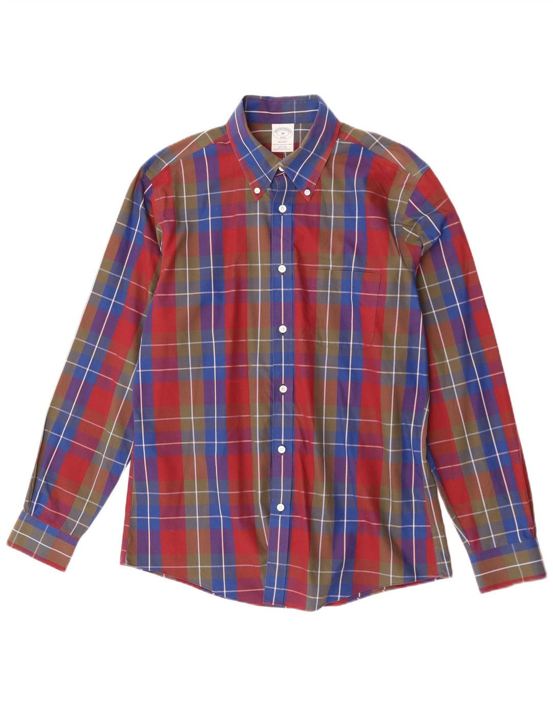 Brooks Brothers Camisa Regent para Hombre Algodón a Cuadros Multicolor Mediano