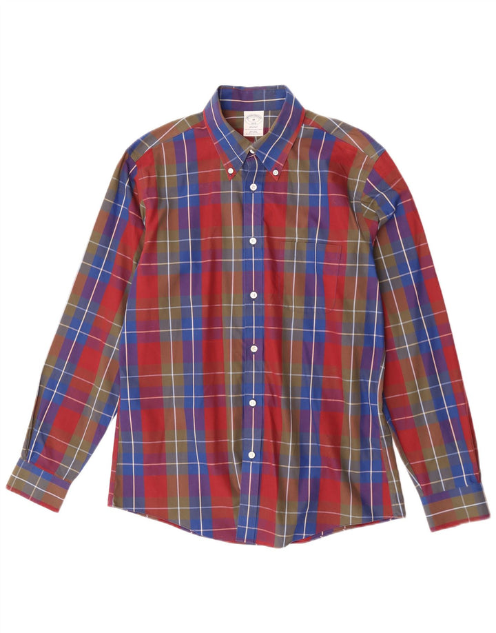 Brooks Brothers Camisa Regent para Hombre Algodón a Cuadros Multicolor Mediano