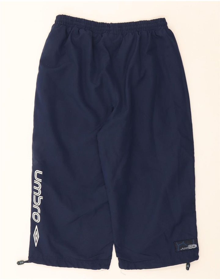 UMBRO Bermudas estampadas para hombre, pantalones cortos deportivos, poliéster azul marino medio