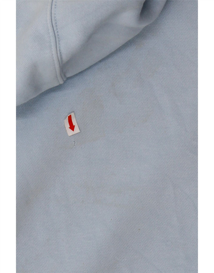 Nike Jersey con capucha para hombre, talla pequeña, algodón azul