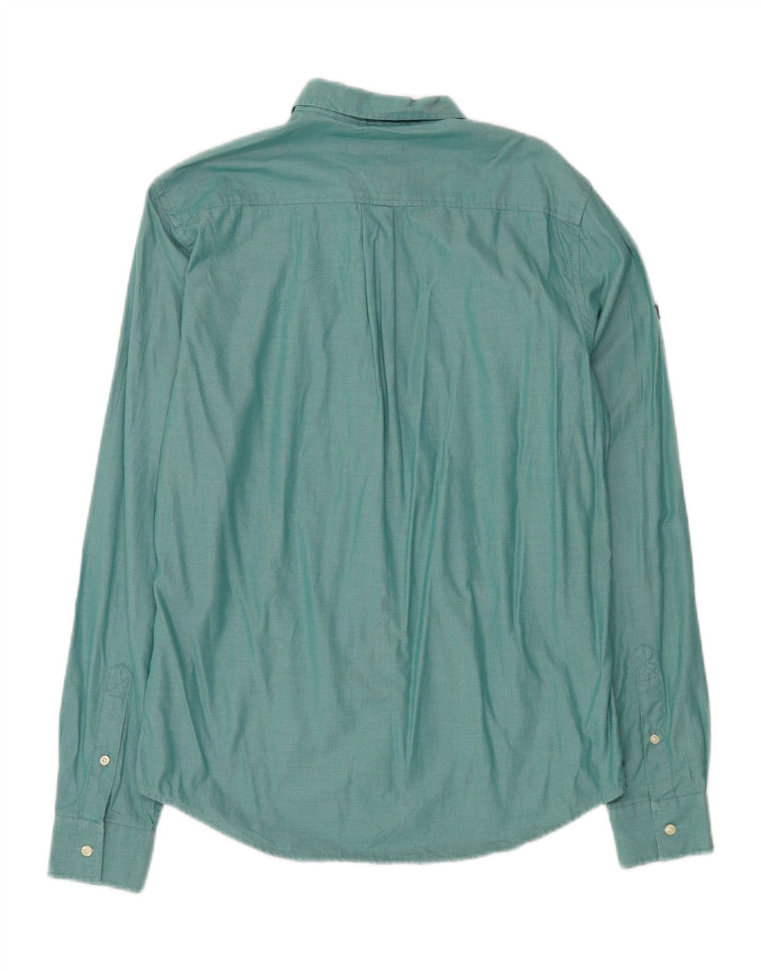 SUPERDRY Camisa Regular Fit Pequeño Algodón Verde Hombre