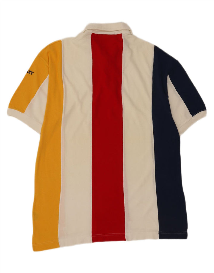 Sisley Polo Hombre De Algodón A Rayas Multicolor Grande