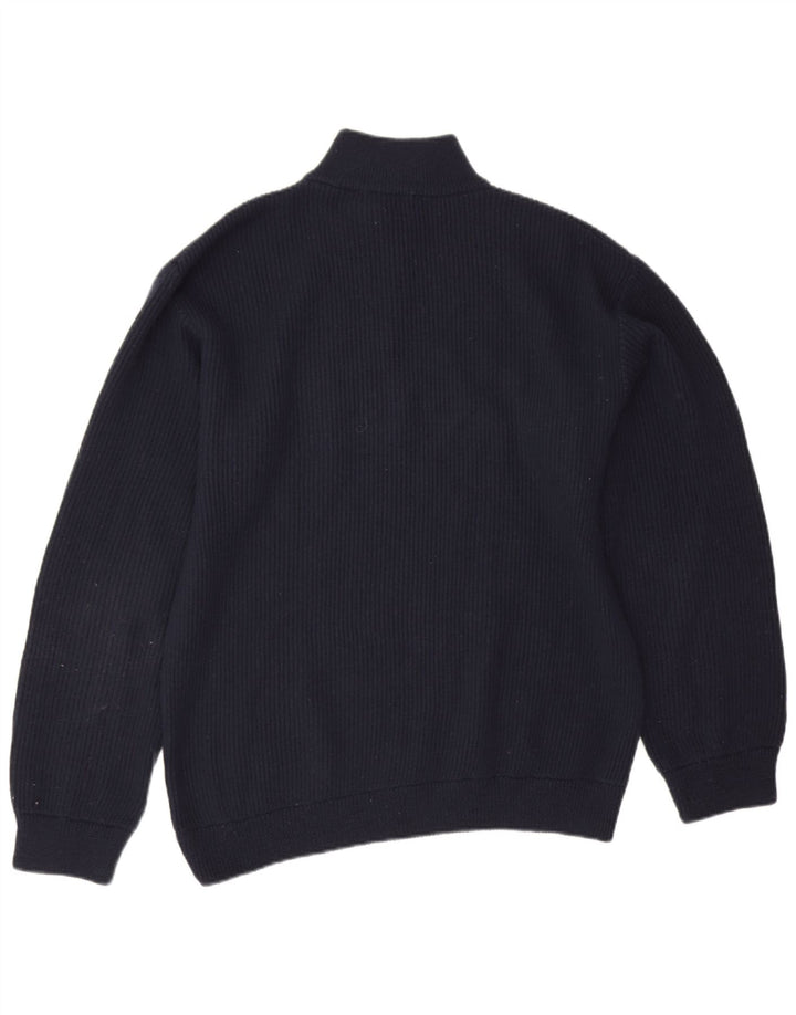 Fila Hombre Zip Neck Jumper Sweater XL Azul Marino