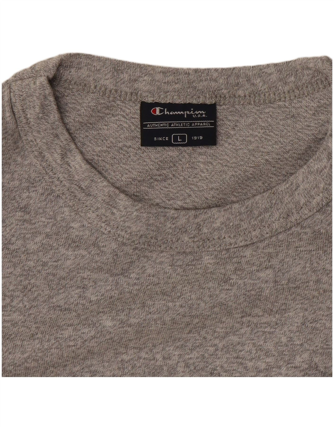 Champion Camiseta para hombre Top Grande Gris