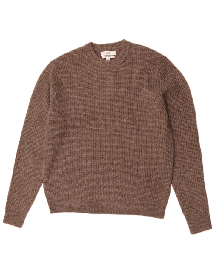 Marks & Spencer Suéter De Cuello Redondo Para Hombre Acrílico Marrón Medio