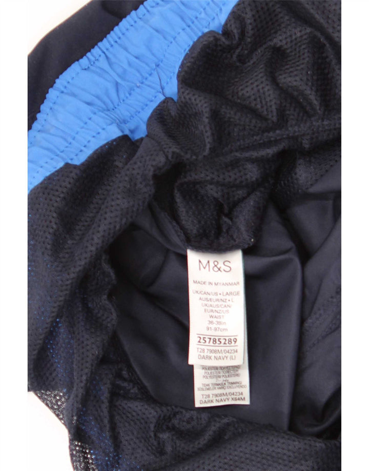 Marks & Spencer - Bañador para hombre, talla grande, poliéster, color azul marino