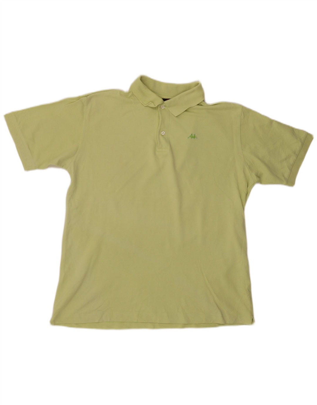 Kappa Polo Hombre Grande Verde Algodón