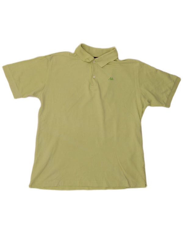 Kappa Polo Hombre Grande Verde Algodón