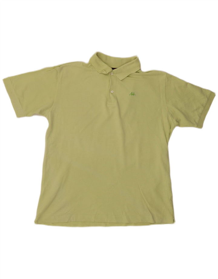 Kappa Polo Hombre Grande Verde Algodón