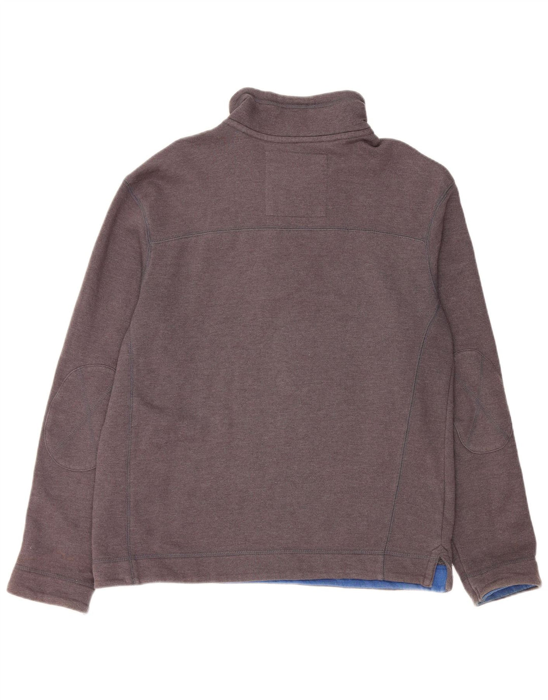 Weird Fish - Sudadera con cuello y cremallera para hombre, color gris medio, algodón