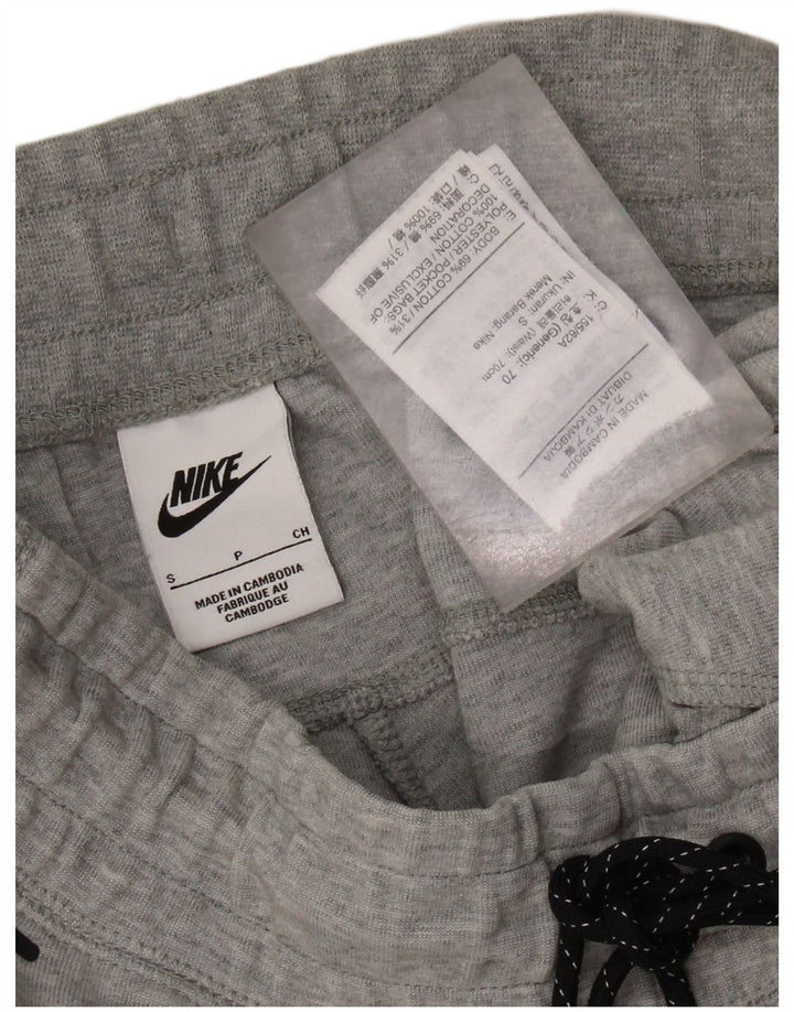 NIKE Hombre Pantalones de Chándal Joggers Small Gris Algodón