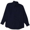 PIERRE CARDIN Camisa Hombre Grande Azul Marino Algodón