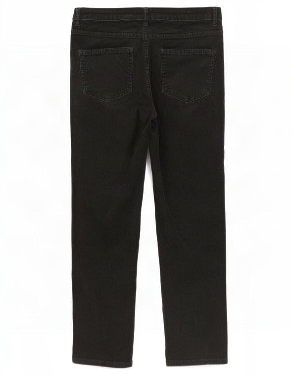 Marks & Spencer Pantalones cortos de pana para mujer UK 12 Medium W30 L25 Caqui
