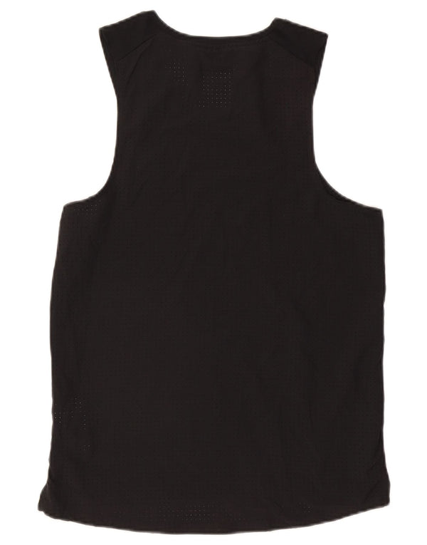 Nike Mens Dri Fit Graphic Vest Top Small Black Polyester