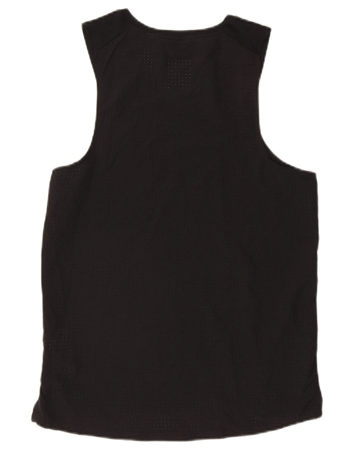 Nike Dri Fit Graphic Chaleco para hombre, talla pequeña, poliéster negro