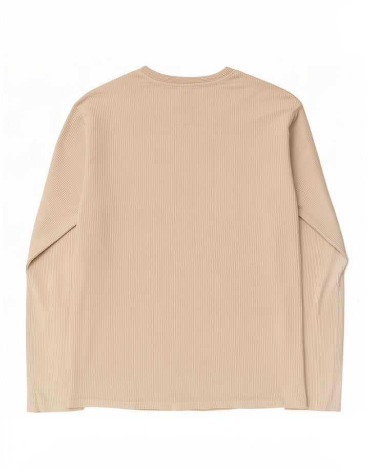 Zara Hombre Top Manga Larga XL Off Blanco