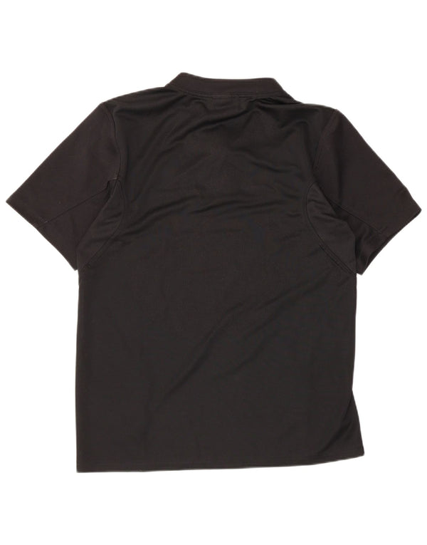 Adidas Mens All Blacks Graphic Camiseta Top Pequeño Poliéster Negro