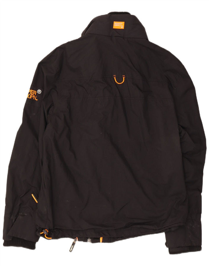 Superdry Chaqueta impermeable de ingeniería para mujer ES 40 2XL Nylon negro