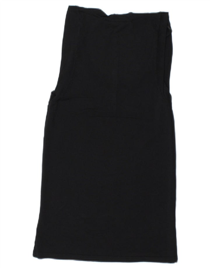 Zara Mujer Chaleco Top UK 8 Small Negro