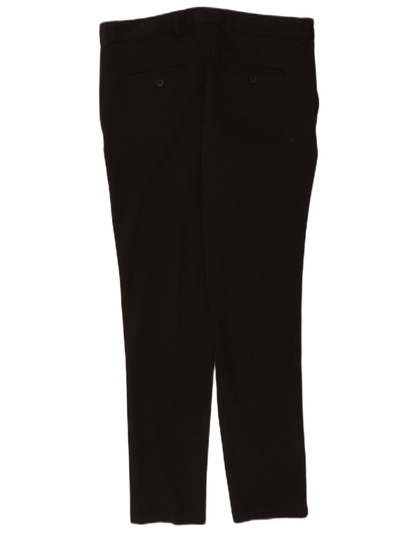 Jack & Jones Mens Marco Slim Chino Pantalones W33 L30 Poliéster negro