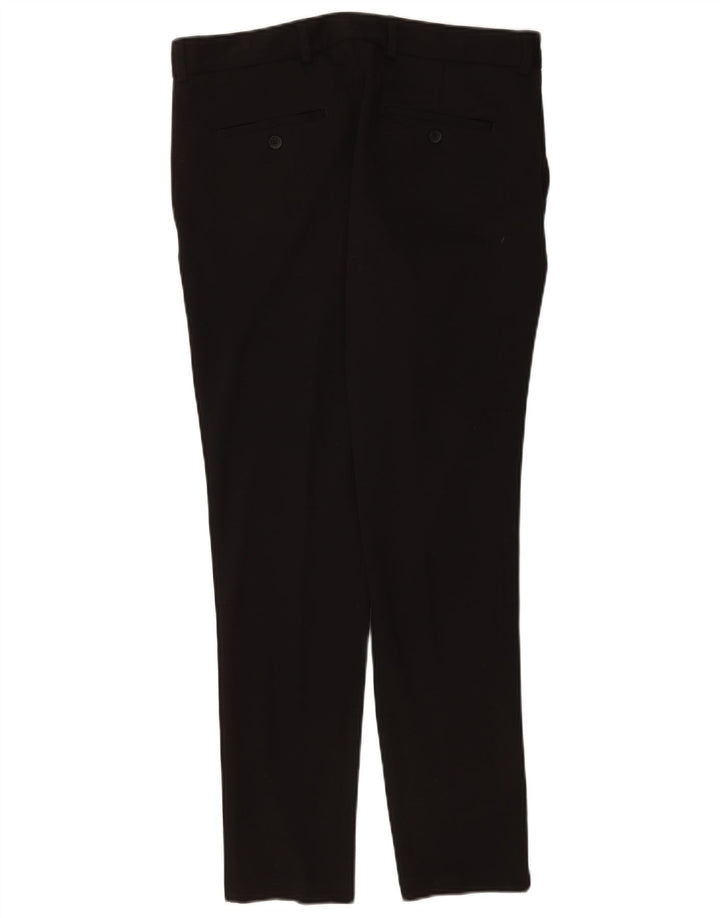 Jack & Jones Mens Marco Slim Chino Pantalones W33 L30 Poliéster negro