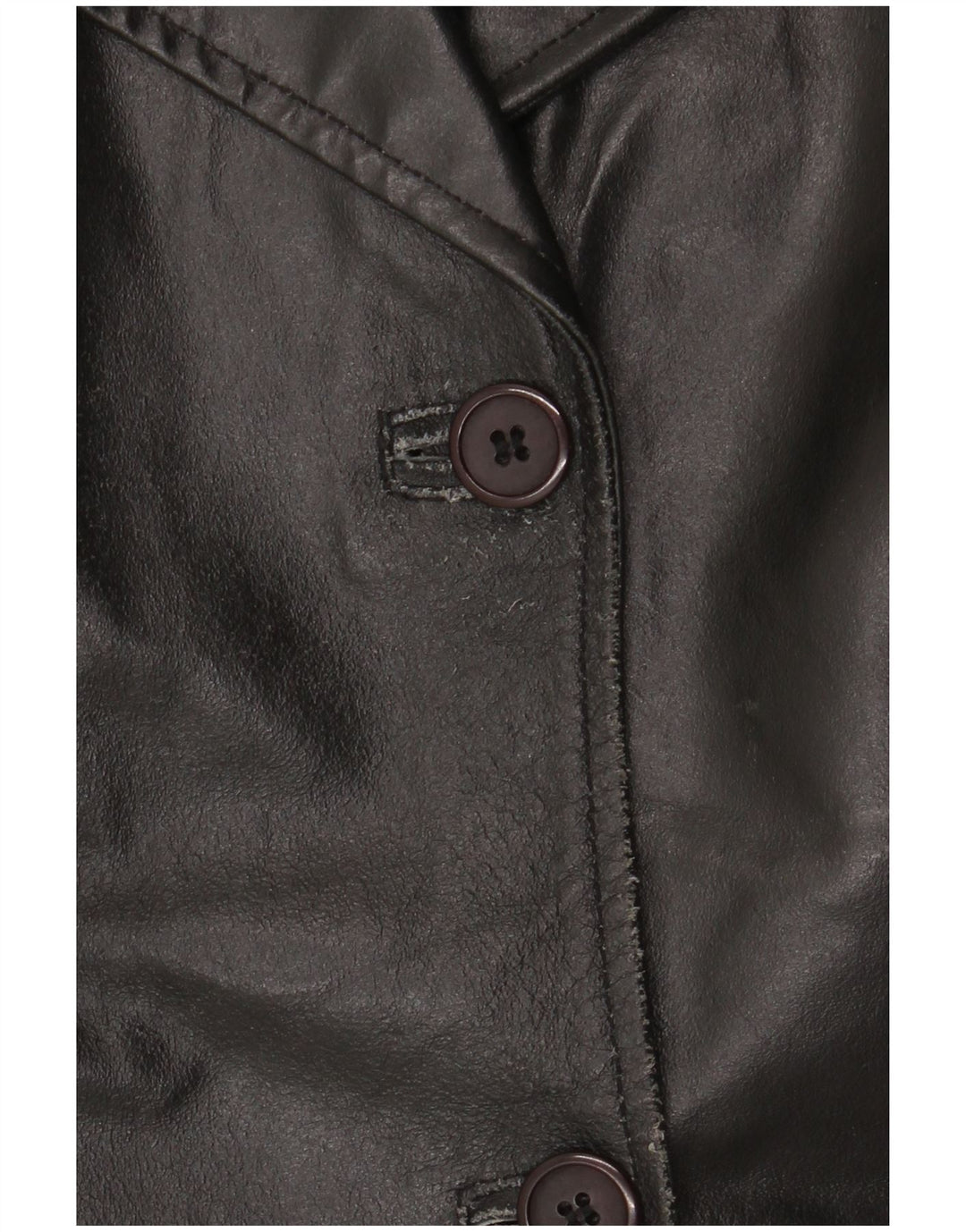 Chaqueta de cuero para mujer K'S IT 48 XL Negro