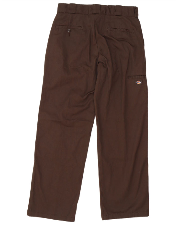 Dickies Pantalones cargo holgados para hombre W33 L32 Poliéster marrón