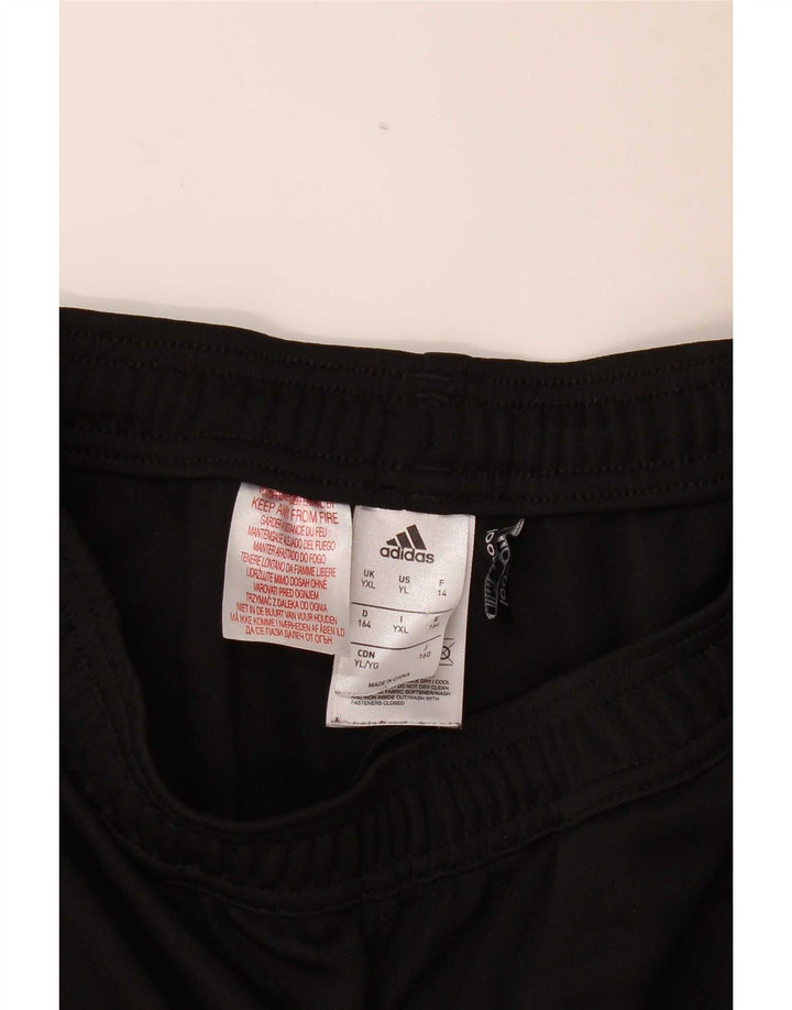 Adidas Chicos Climacool Chándal Pantalones 13-14 Años XL Negro Poliéster