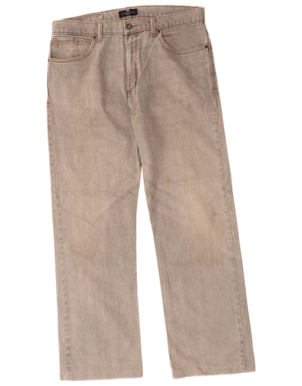 Marks & Spencer Vaqueros rectos azules Harbor para hombre W34 L31 Algodón gris