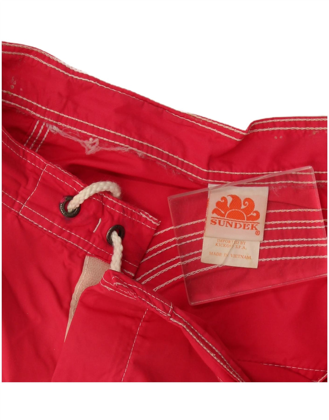 Bañador Sundek Hombre Mediano Rojo Nylon