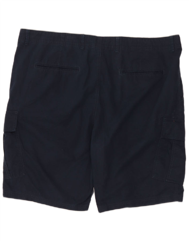 Marks & Spencer Pantalones cortos cargo para hombre W44 2XL Algodón azul marino