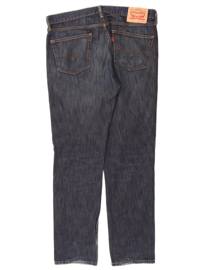 Levi's Hombre 511 Slim Jeans W34 L32 Algodón Azul Marino