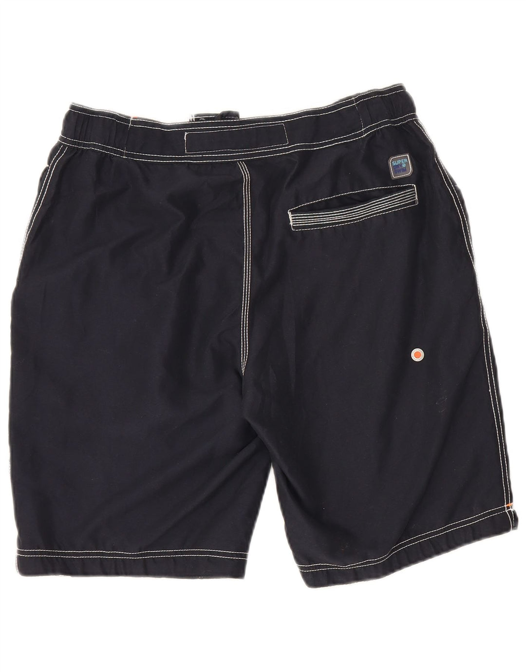 Superdry Hombre Graphic Regular Bañador Shorts Grande Poliéster Azul Marino
