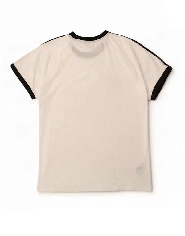 Adidas Hombre Regular Camiseta Top XL Blanco Algodón Deportes