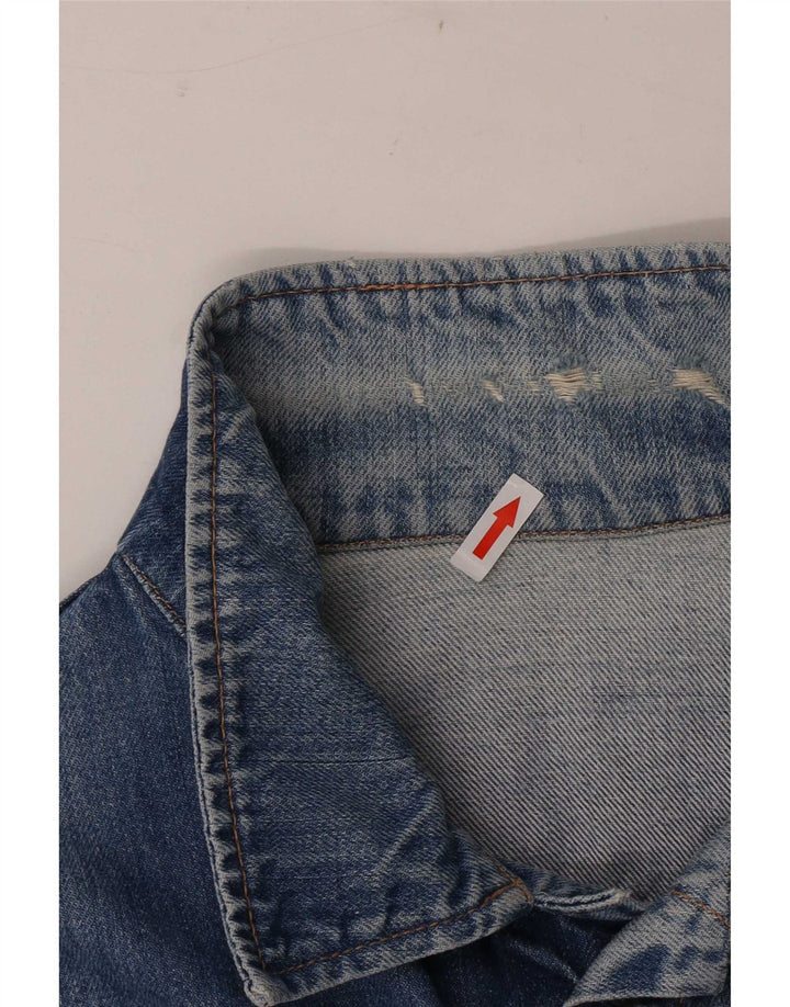 Chaqueta vaquera para hombre Rifle IT 48 Algodón azul medio