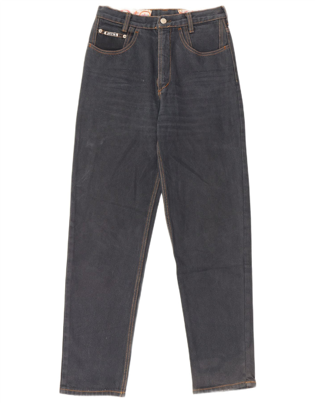 Vaqueros Ritt Mujer Rectos W26 L30 Azul Marino Algodón