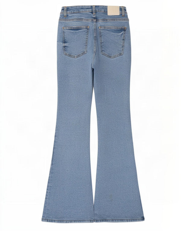 Zara Jeans Acampanados Mujer EU 36 XS W26 L31 Algodón Azul
