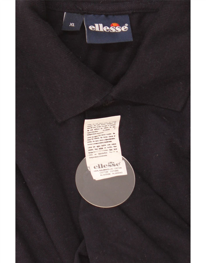 Polo Ellesse Hombre XL Algodón Azul Marino