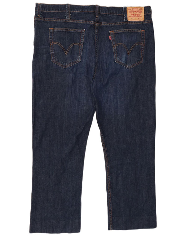 LEVI'S Jeans rectos 752 para hombre W42 L28 Algodón azul marino