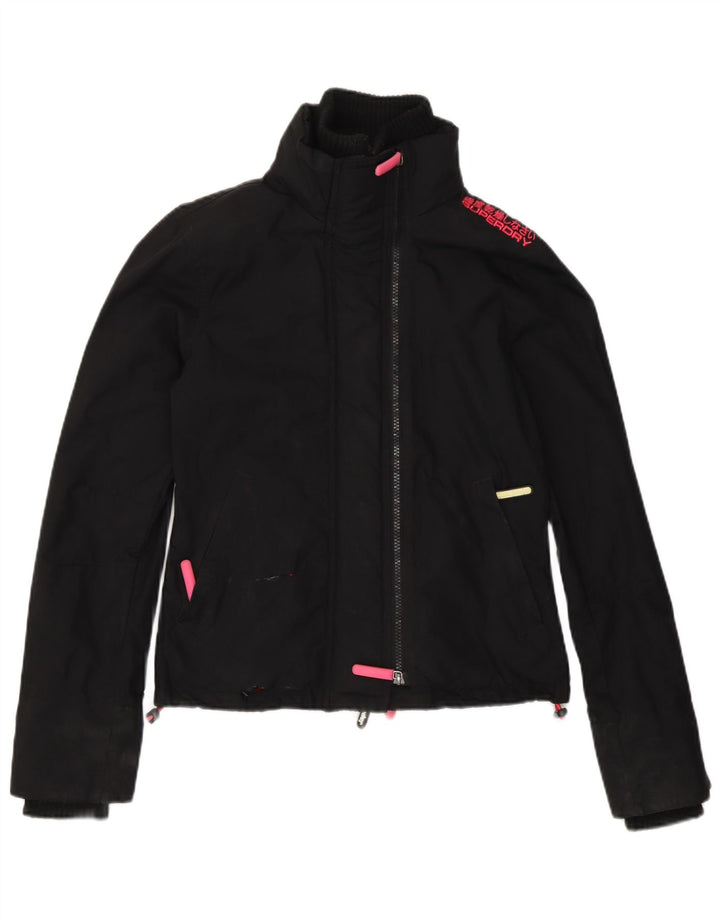 Superdry Chaqueta Cortavientos The Windcheater para Mujer UK 6 XS Black Nylon