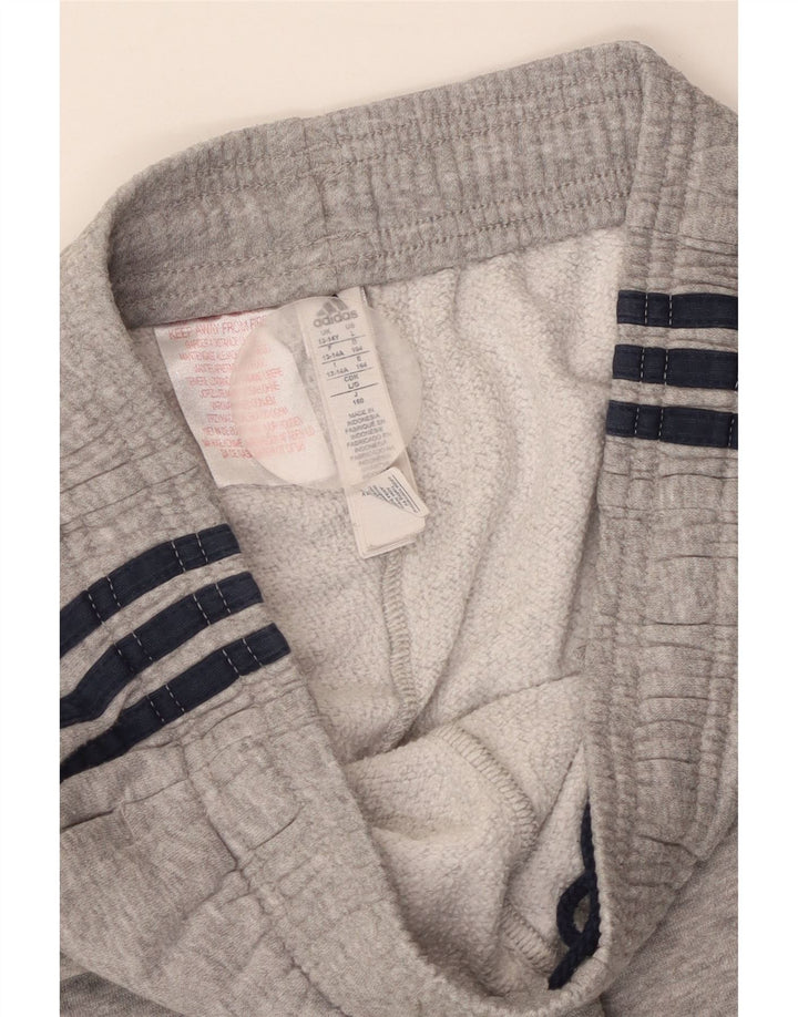 ADIDAS Pantalones de chándal para niño Joggers 13-14 años Algodón moteado gris