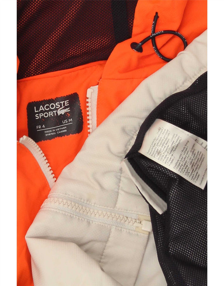 Lacoste Chaqueta de chándal para hombre Talla 4 Mediana Bloque de color multicolor
