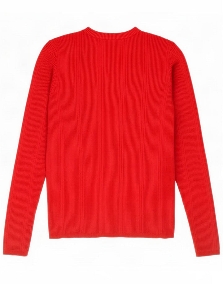 Marks & Spencer Camiseta de manga larga para mujer UK 44 Viscosa roja mediana