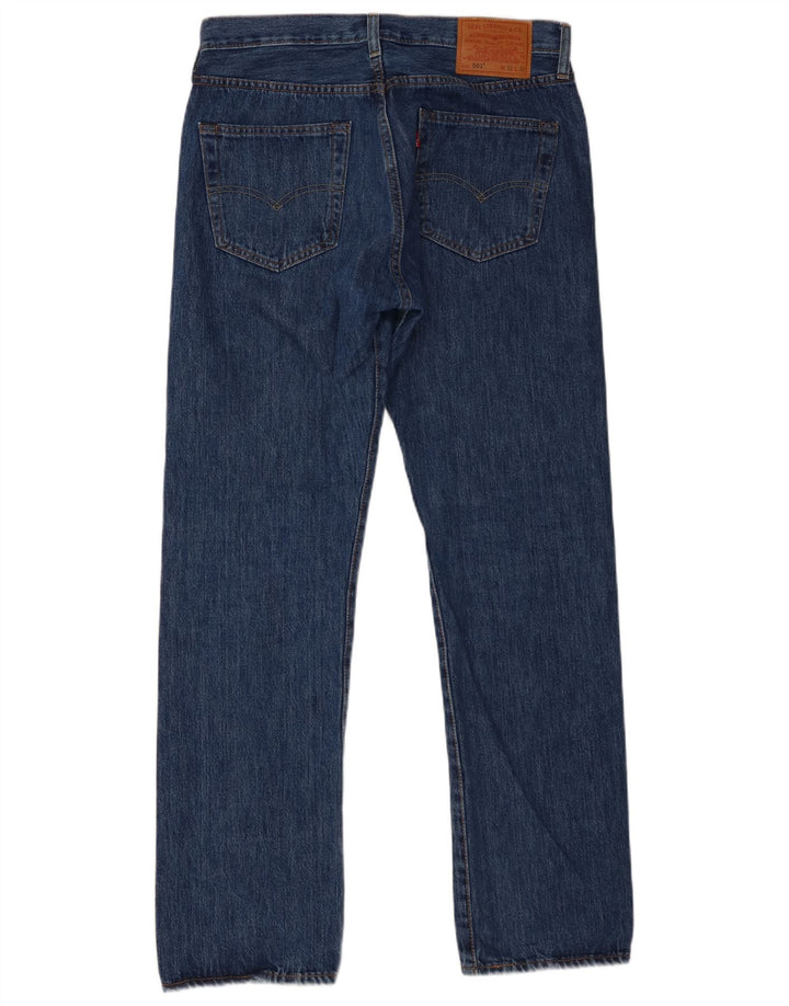 Levi's Hombre 501 Vaqueros Rectos W32 L32 Algodón Azul