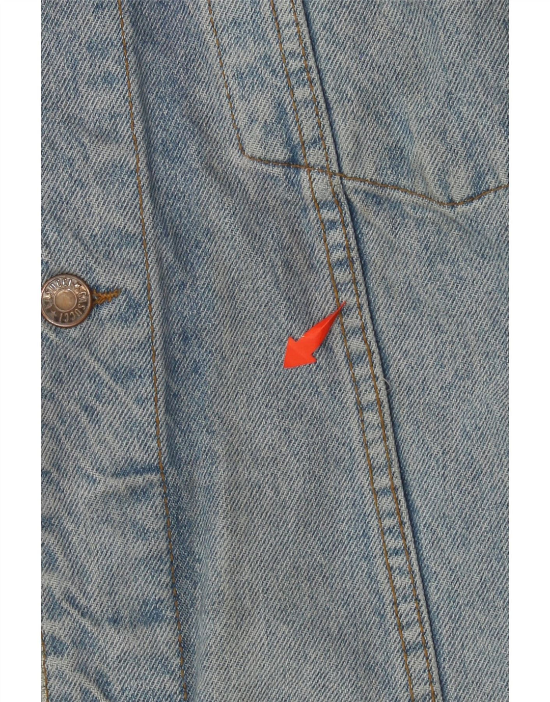 CASSUCI Chaqueta vaquera para hombre UK 42 XL Algodón azul