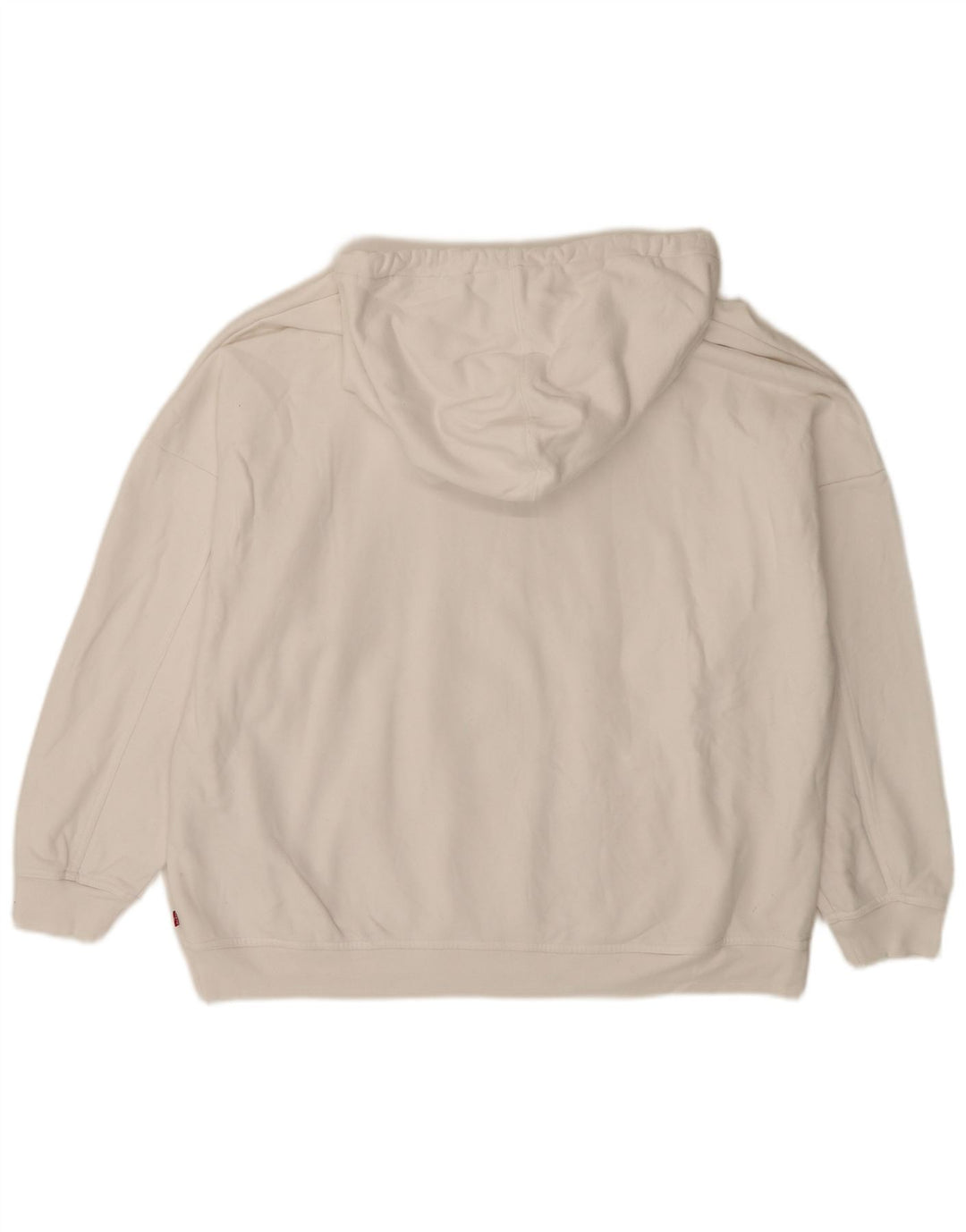 Levi's Jersey con capucha gráfica para hombre de algodón blanco grande