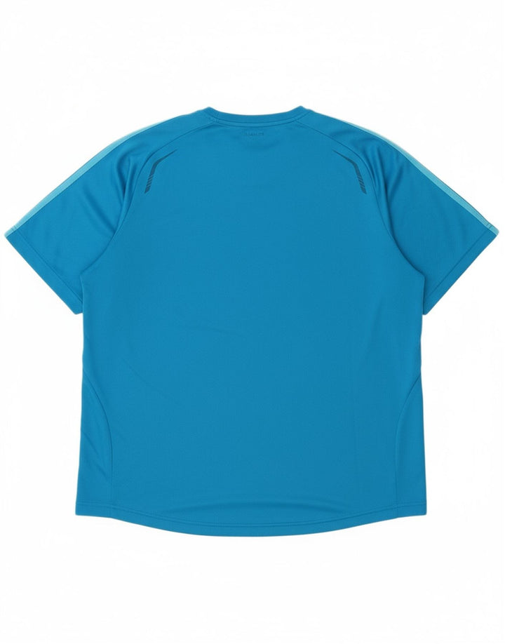ADIDAS Mens T-Shirt Top XL Blue