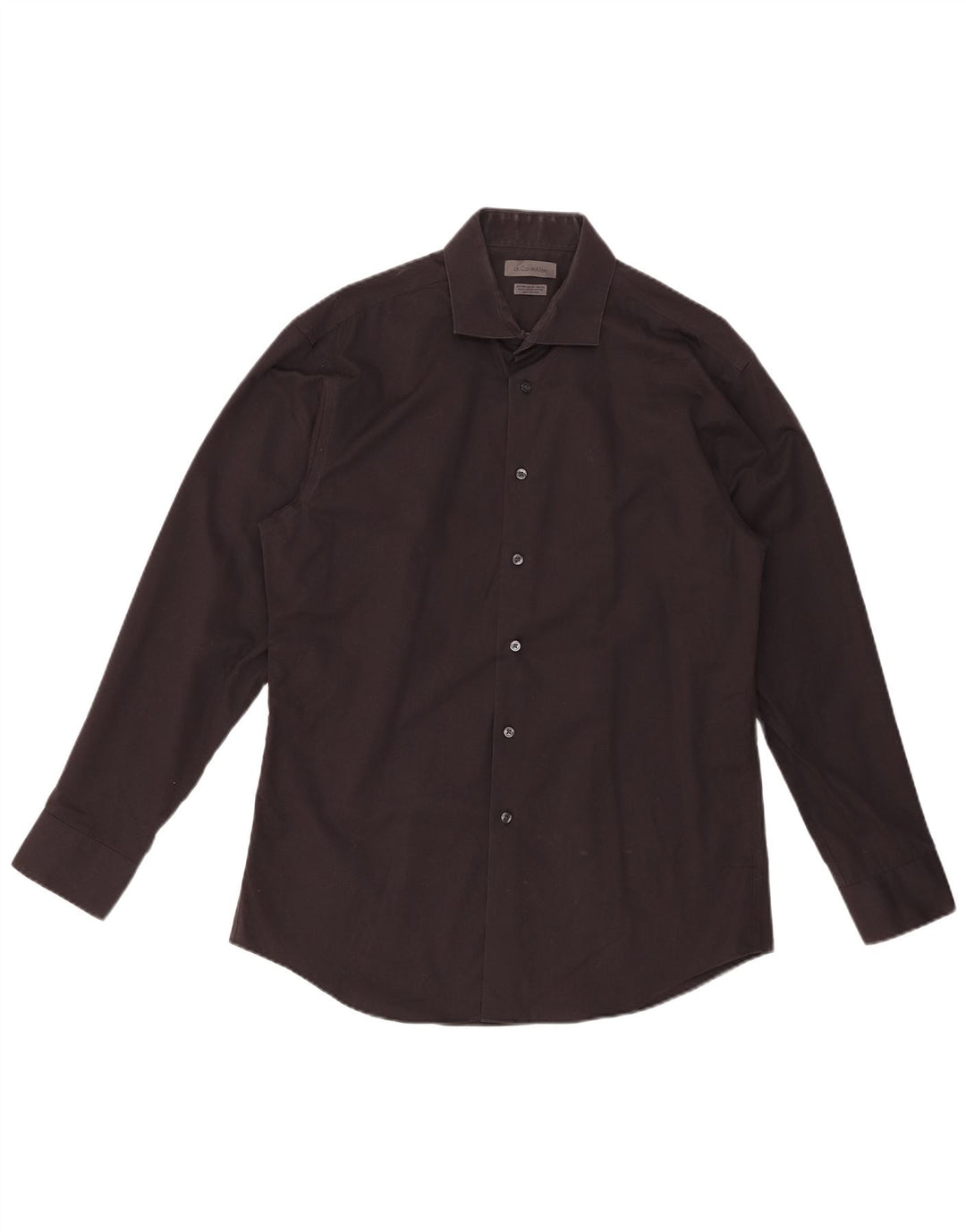 CALVIN KLEIN Camisa extra slim fit para hombre Talla 16 Grande Negro